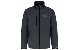 Veste softshell sport manches amovibles unisexe
